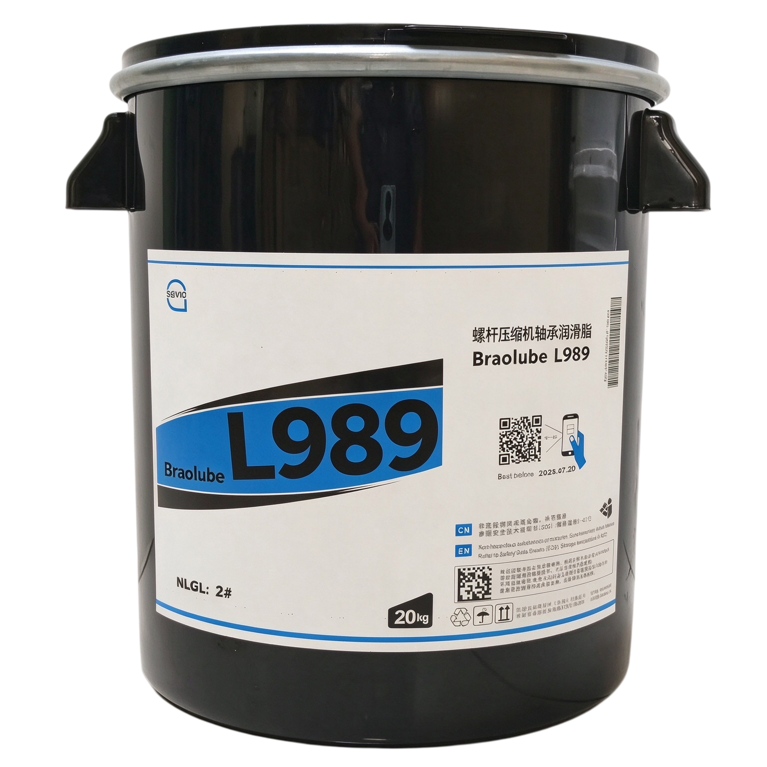 Braolube L989 螺杆压缩机轴承润滑脂